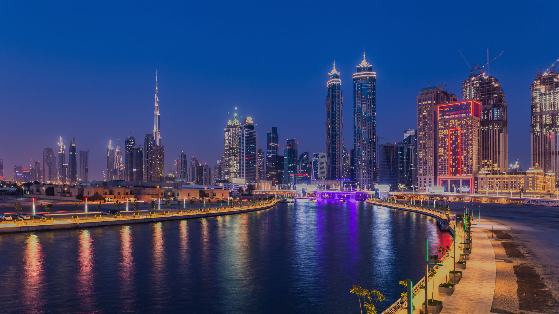 Dubai Canal in Business Bay