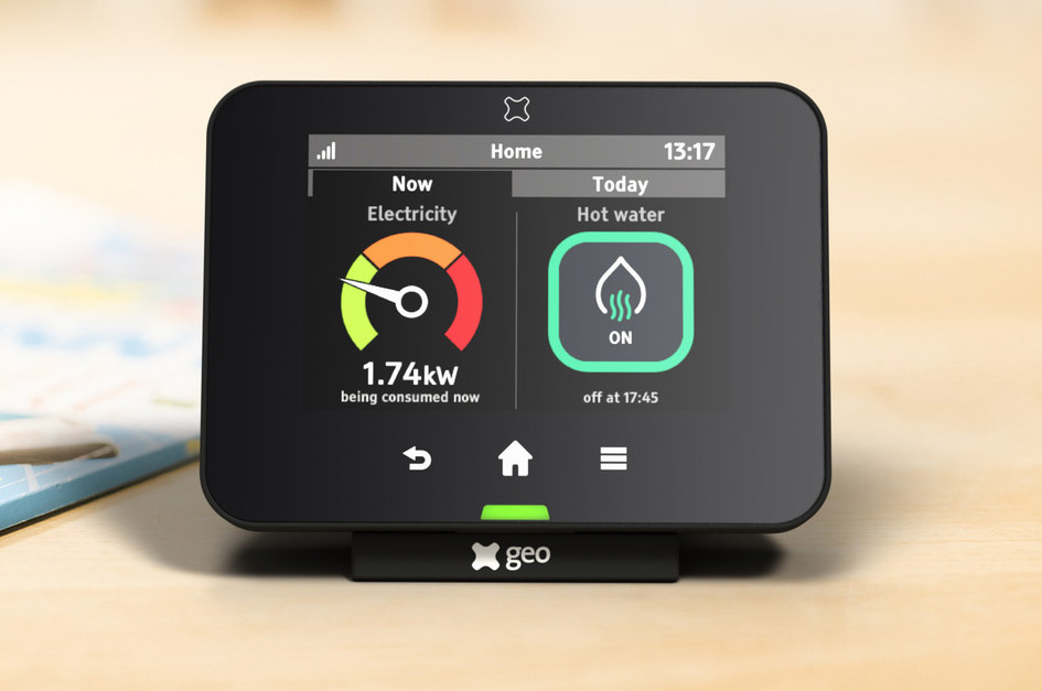 Smart home energy management dashboard